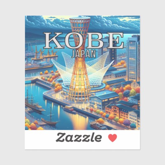 Kobe Japan 3インチビニールシール シール (シート)