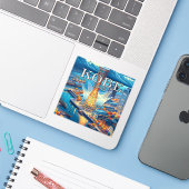 Kobe Japan 3インチビニールシール シール (ノートパソコンとiPhone)