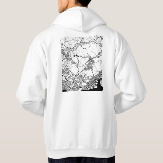 Kobe Japan City Map パーカ (裏面)