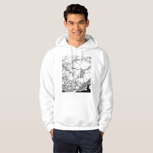 Kobe Japan City Map パーカ (正面フル)