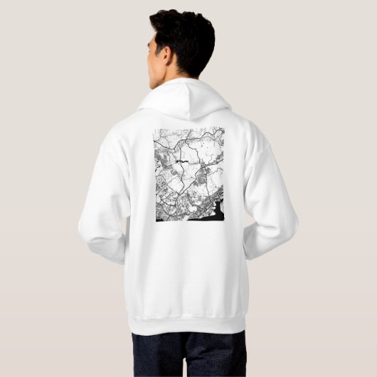 Kobe Japan City Map パーカ (裏面フル)