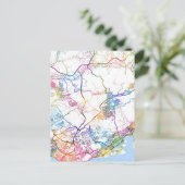 Kobe Japan City Map ポストカード (スタンド正面)