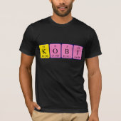 Kobi期別表名のシャツ Tシャツ (正面)