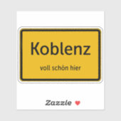 Koblenz Aufkleber Sticker Autoaufkleber シール (シート)