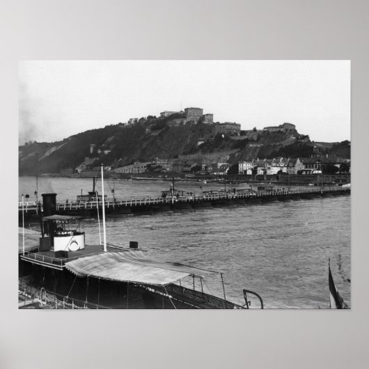 Koblenz, Ehrenbreitstein, c.1910 ポスター (正面)