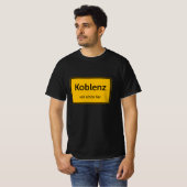 Koblenz Herren Männer T-Shirt Tshirt Shirt Tシャツ (正面フル)