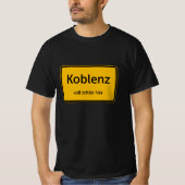 Koblenz Herren Männer T-Shirt Tshirt Shirt Tシャツ (正面)