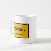 Koblenz Tasse Kaffeetasse Teetasse コーヒーマグカップ (正面左)