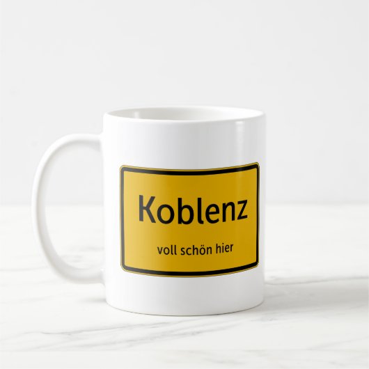 Koblenz Tasse Kaffeetasse Teetasse コーヒーマグカップ (左)