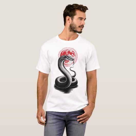 Kobra vor Blutmond Tシャツ (正面フル)