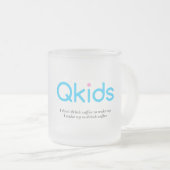 Kobyの引用文のコップ フロストグラスマグカップ (正面右)