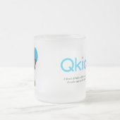 Kobyの引用文のコップ フロストグラスマグカップ (中央)