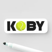 Koby Tennis Nameタグ 名札 (インサイチュ)