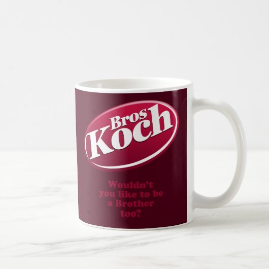 Kochの兄弟(暗い) コーヒーマグカップ (右)