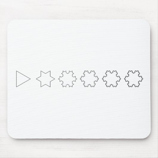 Kochの雪片 マウスパッド (正面)