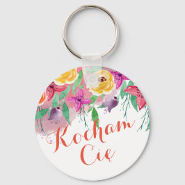 Kocham Cii ę Love you in Polish Poland Gift キーホルダー