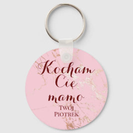 Kocham Cimamoポーランドęのポーランドで君のお母さんを愛している キーホルダー