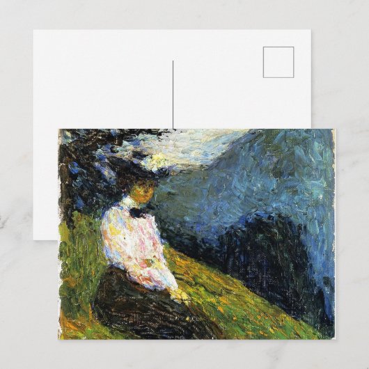 Kochel Gabriele Munter by Vassily Kandinsky ポストカード (正面/裏面)