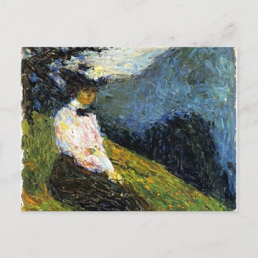 Kochel Gabriele Munter by Vassily Kandinsky ポストカード (正面)