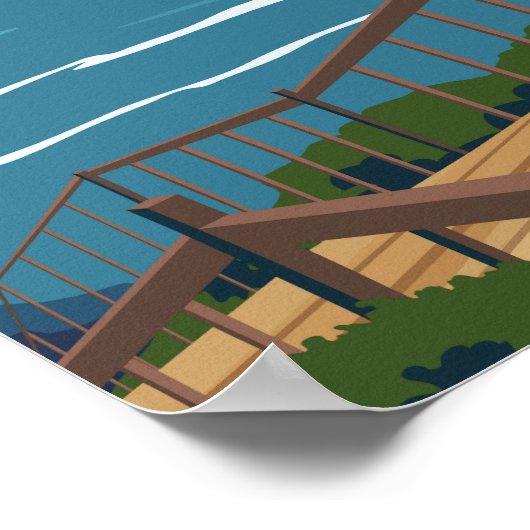 Kochibouguac国立公園カナダヴィンテージ芸術 ポスター (角)