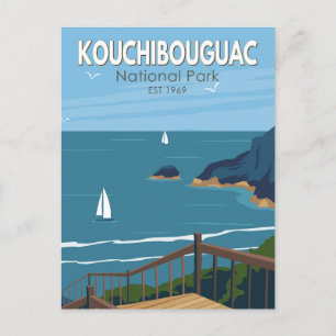 Kochibouguac国立公園カナダヴィンテージ芸術 ポストカード