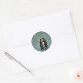 Kodiakのヒグマ ラウンドシール (封筒)