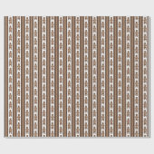 Kodiak Bear Stripe ラッピングペーパー (フラット)