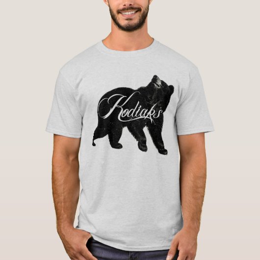 Kodiaksのロゴくま Tシャツ (正面)