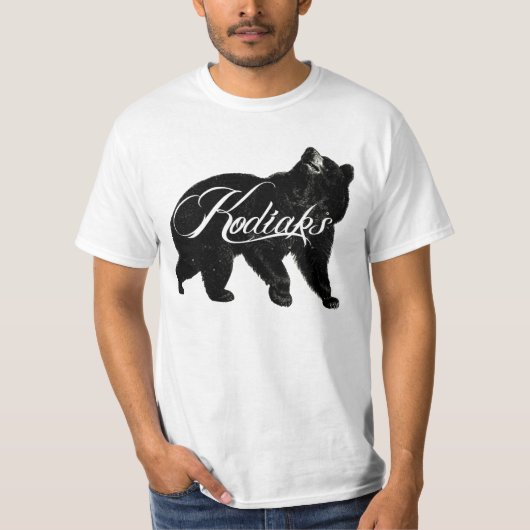 Kodiaksのロゴくま Tシャツ (正面)