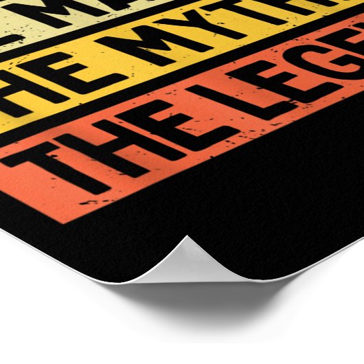 Kody The Man The Myth The Legend Funny Personalize ポスター (角)