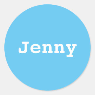 Koffer sticker ontwerpen met je naam ラウンドシール