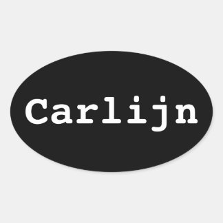 Koffer sticker ontwerpen met naam 楕円形シール