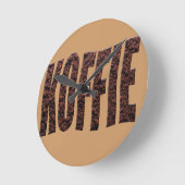 Koffie(オランダ) ラウンド壁時計 (傾斜)