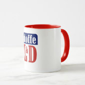 Koffie kan helpen in tijden van doffe ellende... マグカップ (正面右)