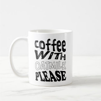 koffie met havermelk コーヒーマグカップ
