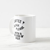 koffie met melk コーヒーマグカップ (正面左)