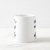 koffie met melk コーヒーマグカップ (中央)