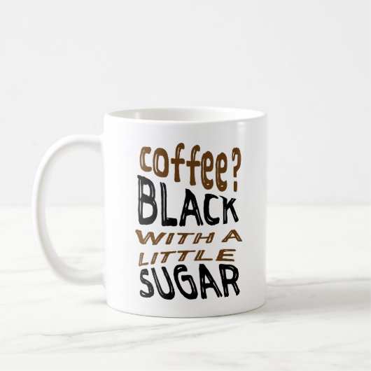 koffie met suiker コーヒーマグカップ (左)