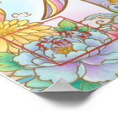 Kofuku: Calligraphy "Happiness" 260020016 ポスター (角)