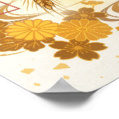 Kofuku: Calligraphy "Happiness" Art260020015 ポスター (角)