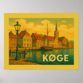 Køge Denmark Old Town ポスター (正面)