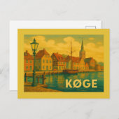 Køge Denmark Old Town ポストカード (正面/裏面)