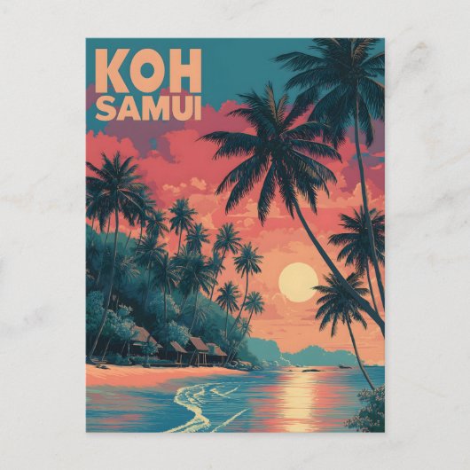 Koh Samui vintage ポストカード (正面)