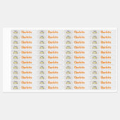 Kohlmeise Aquarell - 96 schmale Kinder Etiketten ラベル (シート)