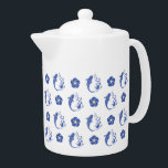 "Koi Blossom Crest: Serene Blue Edition"<br><div class="desc">"This design features the traditional Japanese motifs of koi fish and cherry blossoms, reimagined in a modern and gentle color palette of serene blue and white. The koi fish symbolizes perseverance and good fortune, while the cherry blossoms represent the beauty and fleeting nature of life. This elegant design captures the...</div>