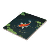 Koi Carp Lotus Pond Serenity タイル (側面)