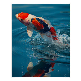 KOI FISCH WATERCOLOR ポスター
