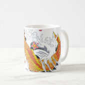 Koi fish コーヒーマグカップ (正面右)