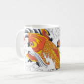 Koi fish コーヒーマグカップ (正面左)