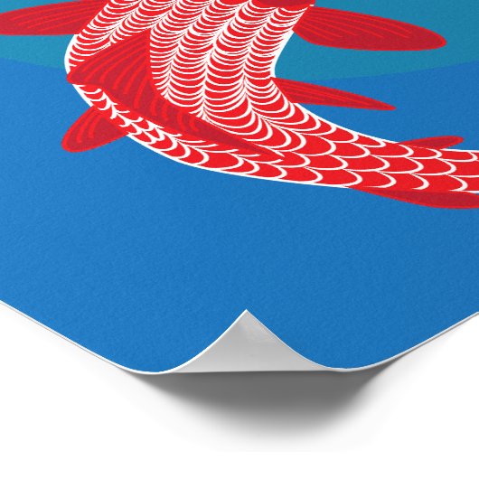 Koi Fish ポスター (角)